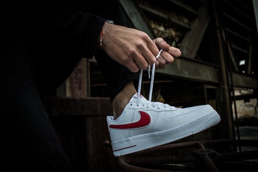 Giày Nike Air Force 1 '07 'White Red' AO2423-102 - Ảnh 4