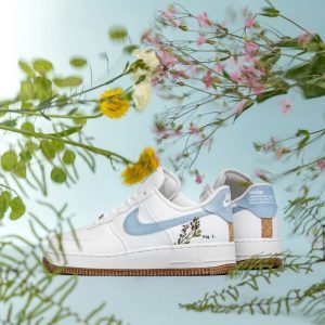 Alternative view of Giày Nike Wmns Air Force 1 '07 SE 'Indigo' CZ0269-100