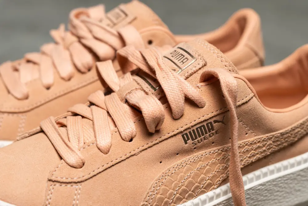 Giày Puma Suede Platform Animal 'Orange Pink' 367814-03 - Ảnh 5