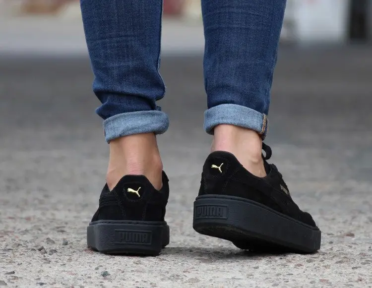 Giày Puma Wmns Suede Platform 'Gold' 362222-02 - Ảnh 4