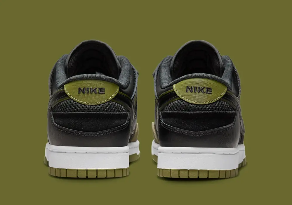 Giày Nike Dunk Low Scrap 'Black Olive' DM0128-001 - Ảnh 4