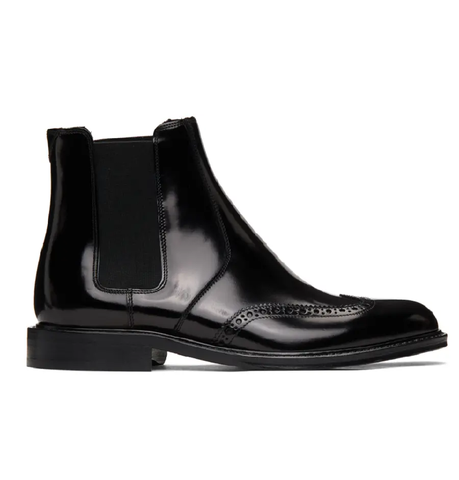 Giày Saint Laurent Army Chelsea Boots In Patent Leather 'Black' 6323691TV001000