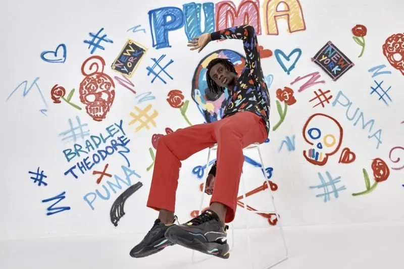 Giày Puma Bradley 'Theodore x Thunder Brushwork' 369394-01 - Ảnh 3