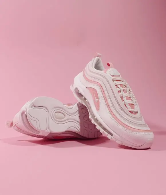 Alternative view of Giày Nike Air Max 97 'Bleached Coral' 921733-104