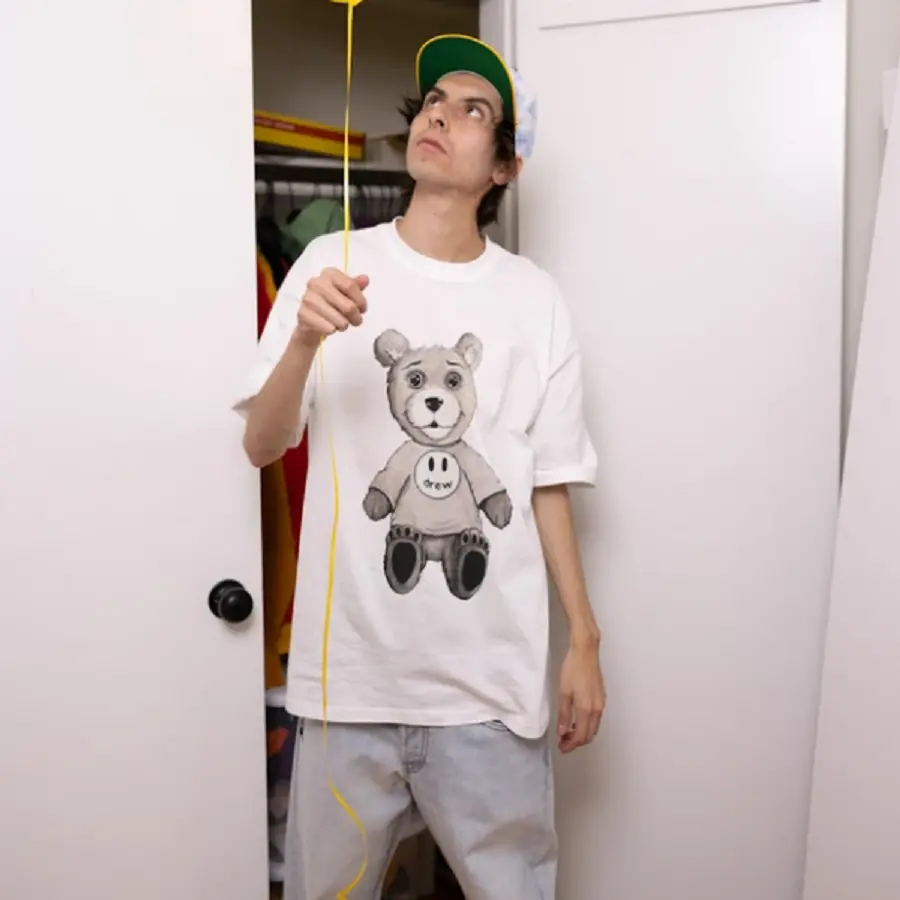Áo Drew House Real Theodore SS Tee White - Ảnh 4
