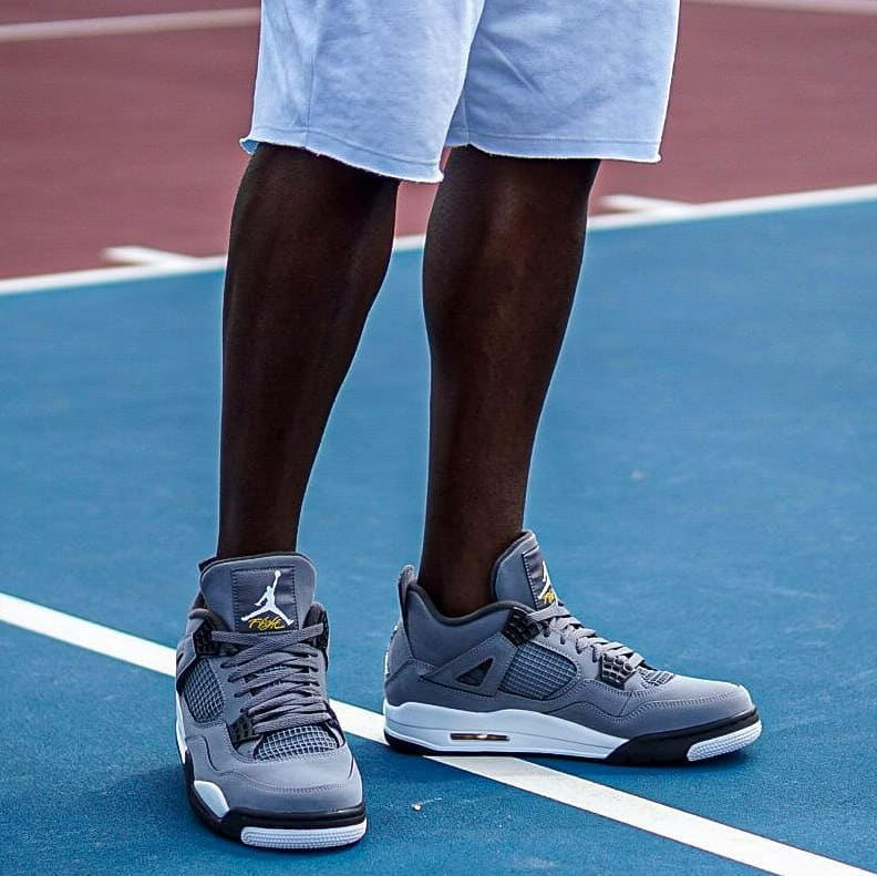 Giày Nike Air Jordan 4 Retro GS 'Cool Grey' 2019 408452-007 - Ảnh 6