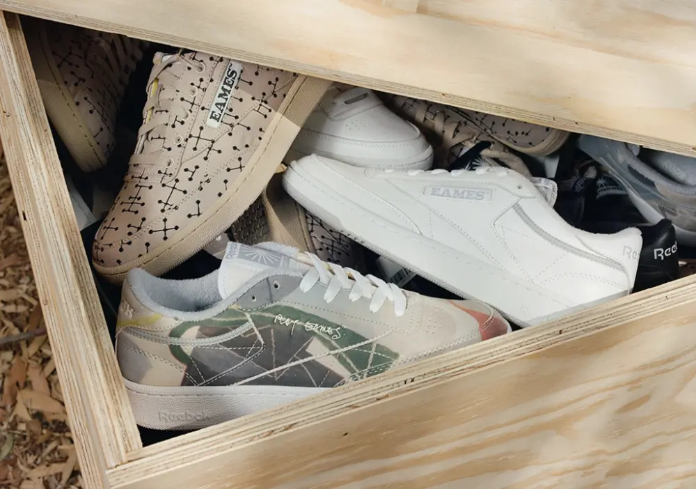Alternative view of Giày Reebok Eames Office x Club C 85 'Monotone Pack - White' GY1066