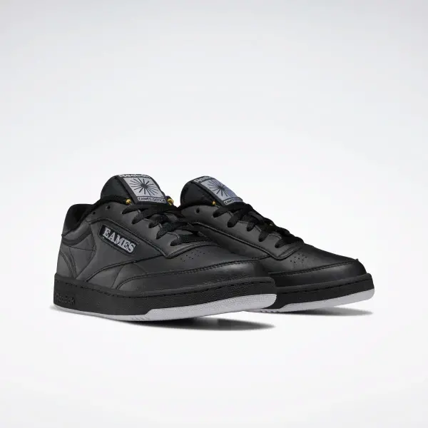 Giày Reebok Eames Office x Club C 85 'Monotone Pack Black' GY1067 - Ảnh 4