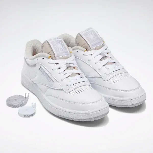 Giày Reebok Eames Office x Club C 85 'Monotone Pack - White' GY1066 - Ảnh 5