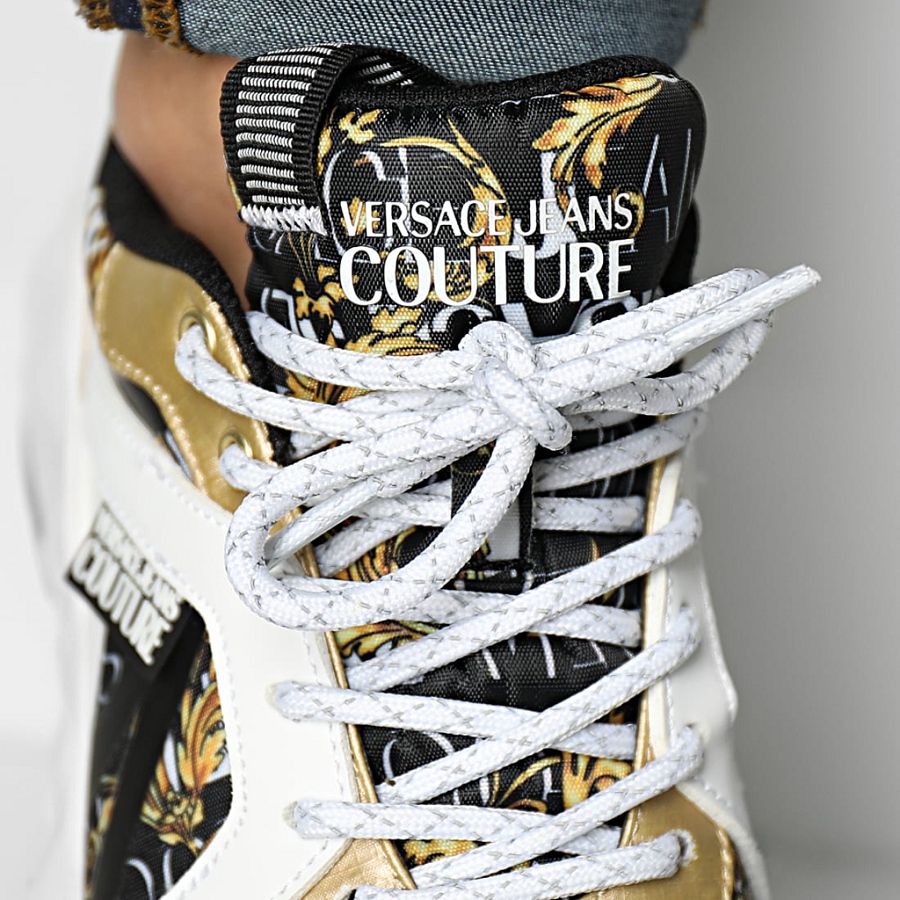Giày Versace Jeans Couture 'White Multicolor' 73YA3SB7-ZS472-M09 - Ảnh 5