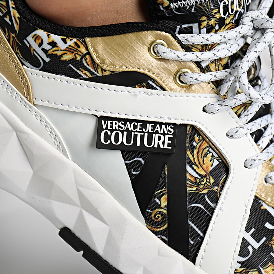 Giày Versace Jeans Couture 'White Multicolor' 73YA3SB7-ZS472-M09 - Ảnh 4