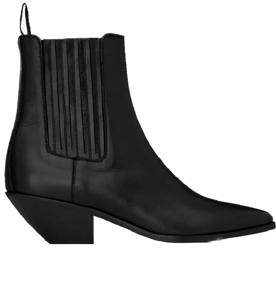 Giày Saint Laurent West Chelse Boots In Smooth Leather 549214CY5001000