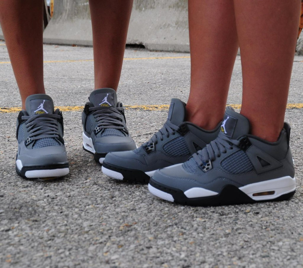 Giày Nike Air Jordan 4 Retro GS 'Cool Grey' 2019 408452-007 - Ảnh 5