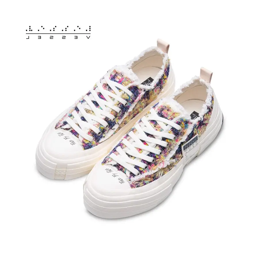 Giày xVESSEL G.O.P Lows 'Crazy Colour Tweed' - Ảnh 4