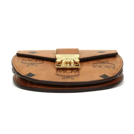 Túi MCM Patricia Round Crossbody Wallet in Visetos MYSAAPA03CO001 - Ảnh 4