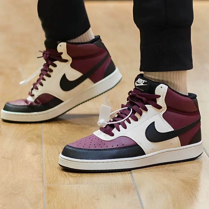 Giày Nike Court Vision Mid Next Nature 'Dark Beetroot' DN3577-600 - Ảnh 5