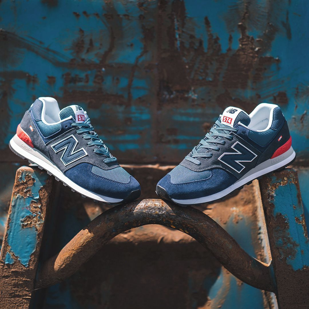 Giày New Balance 574 'Navy Black' ML574EAE - Ảnh 7