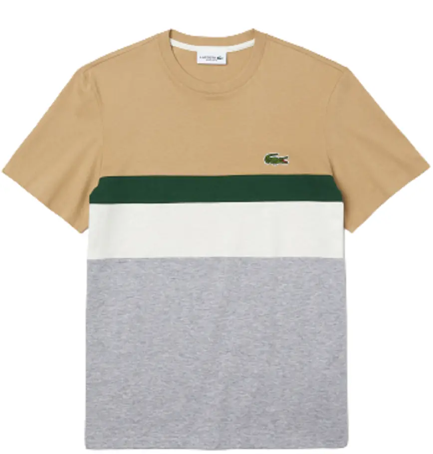 Áo Lacoste Colourblocked Panel Cotton T Shirt TH1884-FJM
