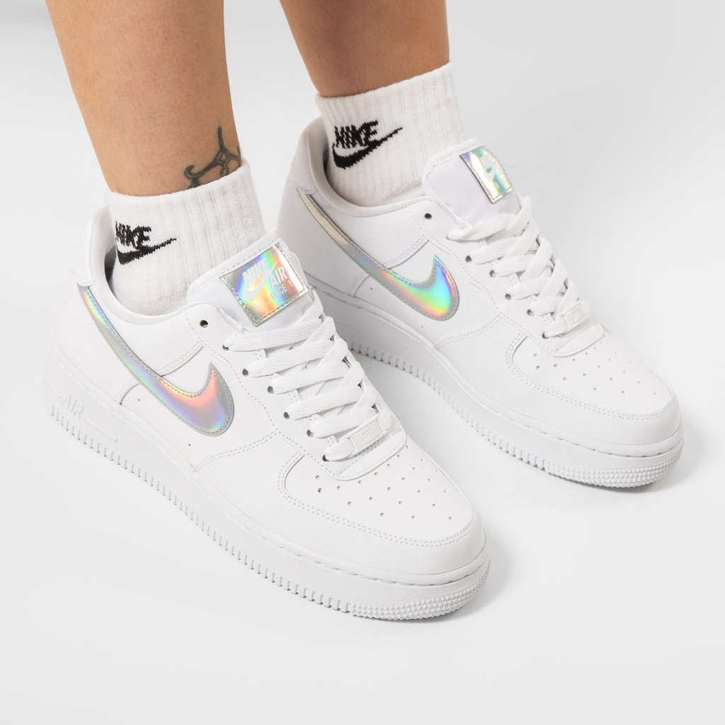 Giày Nike Wmns Air Force 1 Low 'Iridescent Swoosh' CJ1646-100 - Ảnh 6