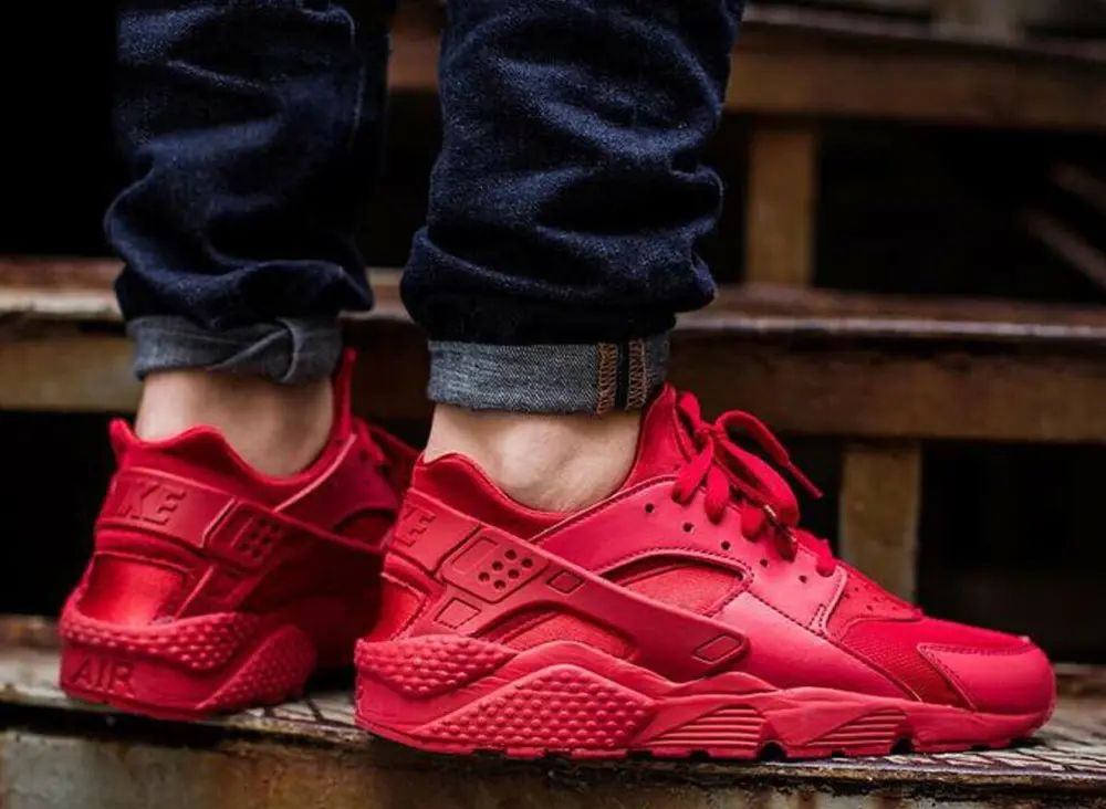Giày Nike Air Huarache 'Triple Red' 318429-660 - Ảnh 3