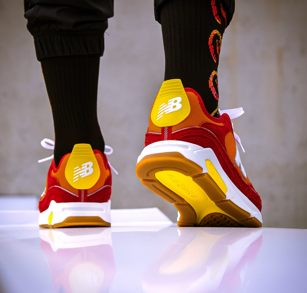 Giày New Balance X-Racer 'Red Yellow' MSXRCSLF - Ảnh 5