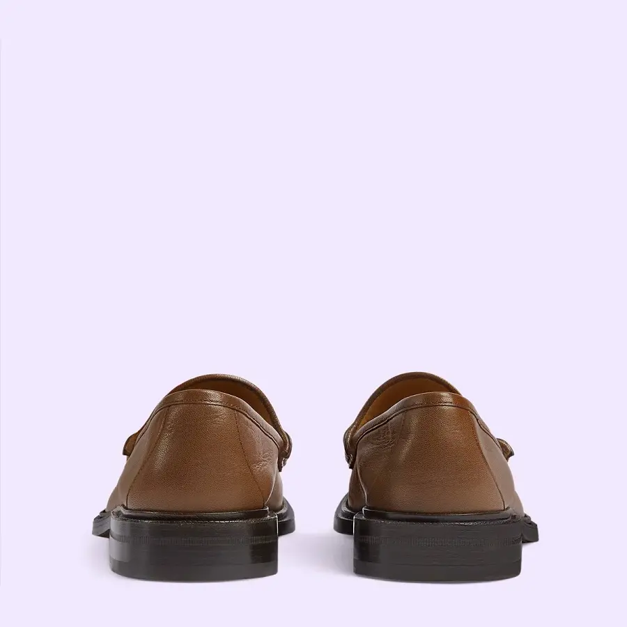 Giày Gucci Loafer With Horsebit 'Brown' 723562-U7J00-2361 - Ảnh 5