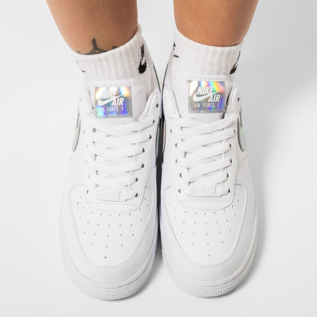 Giày Nike Wmns Air Force 1 Low 'Iridescent Swoosh' CJ1646-100 - Ảnh 7