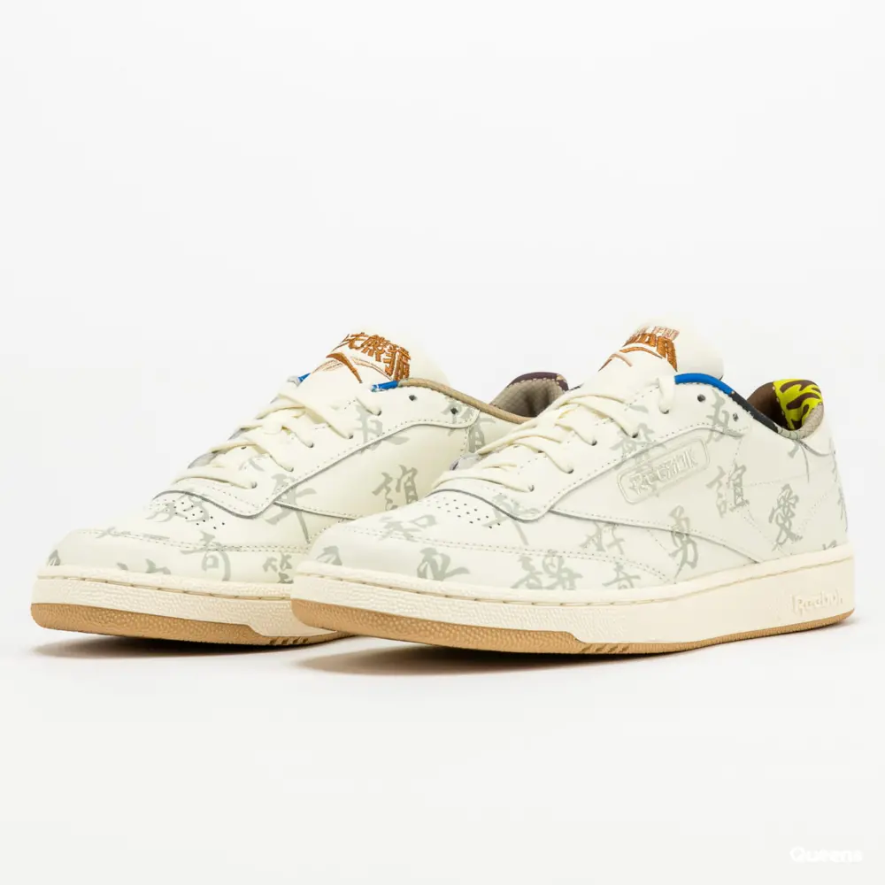 Giày Reebok Kung Fu Panda x Club C 85 'Chinese Calligraphy' GZ8633 - Ảnh 4