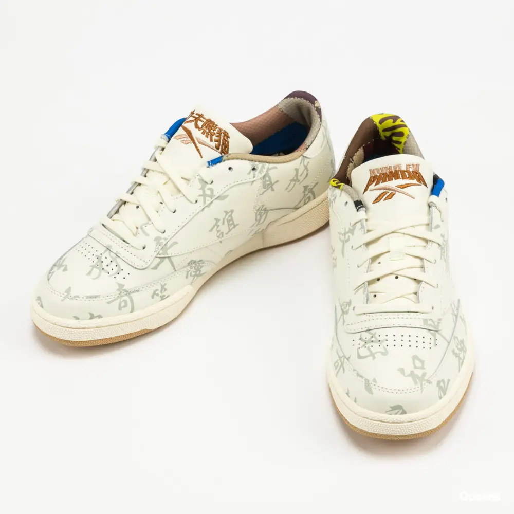 Giày Reebok Kung Fu Panda x Club C 85 'Chinese Calligraphy' GZ8633 - Ảnh 3