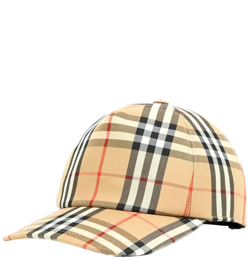 Mũ Burberry Vintage Check Baseball Cap 'Beige' 8026929