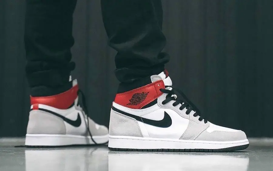 Giày Nike Air Jordan 1 Retro High OG GS 'Smoke Grey' 575441-126 - Ảnh 4