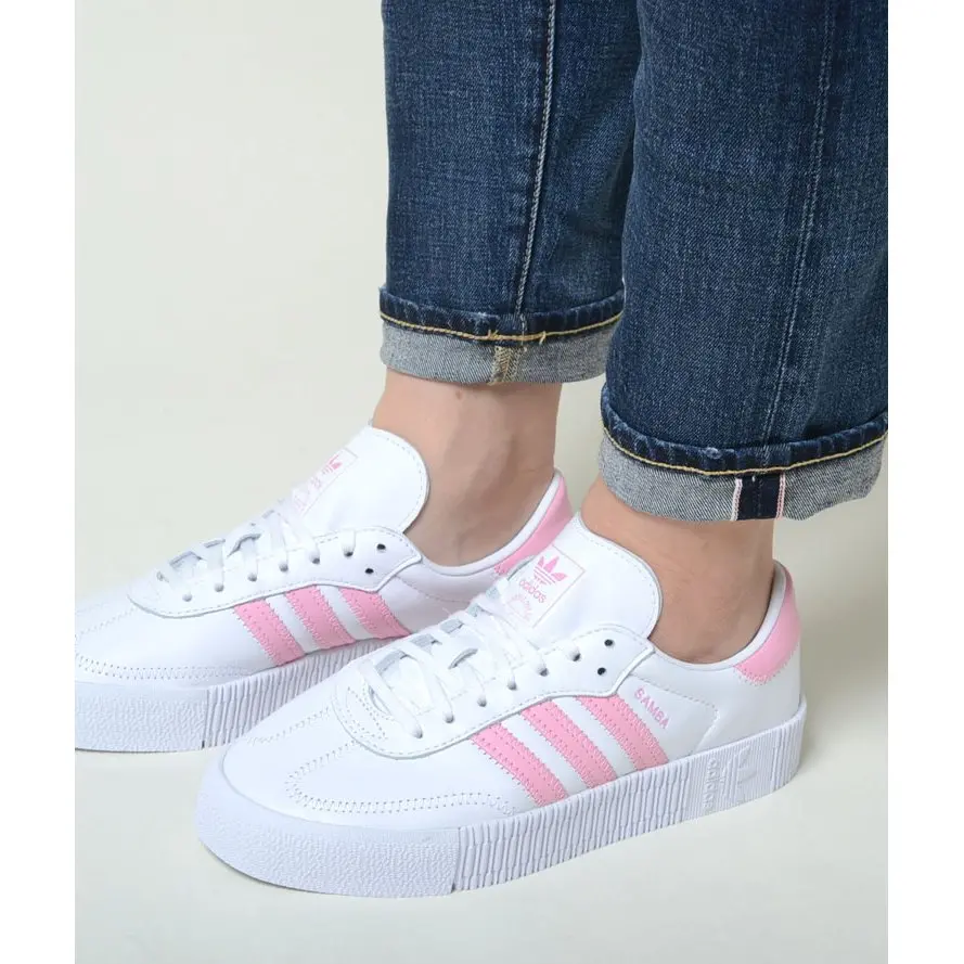 Alternative view of Giày Adidas Womens Sambarose 'True Pink' FU7456