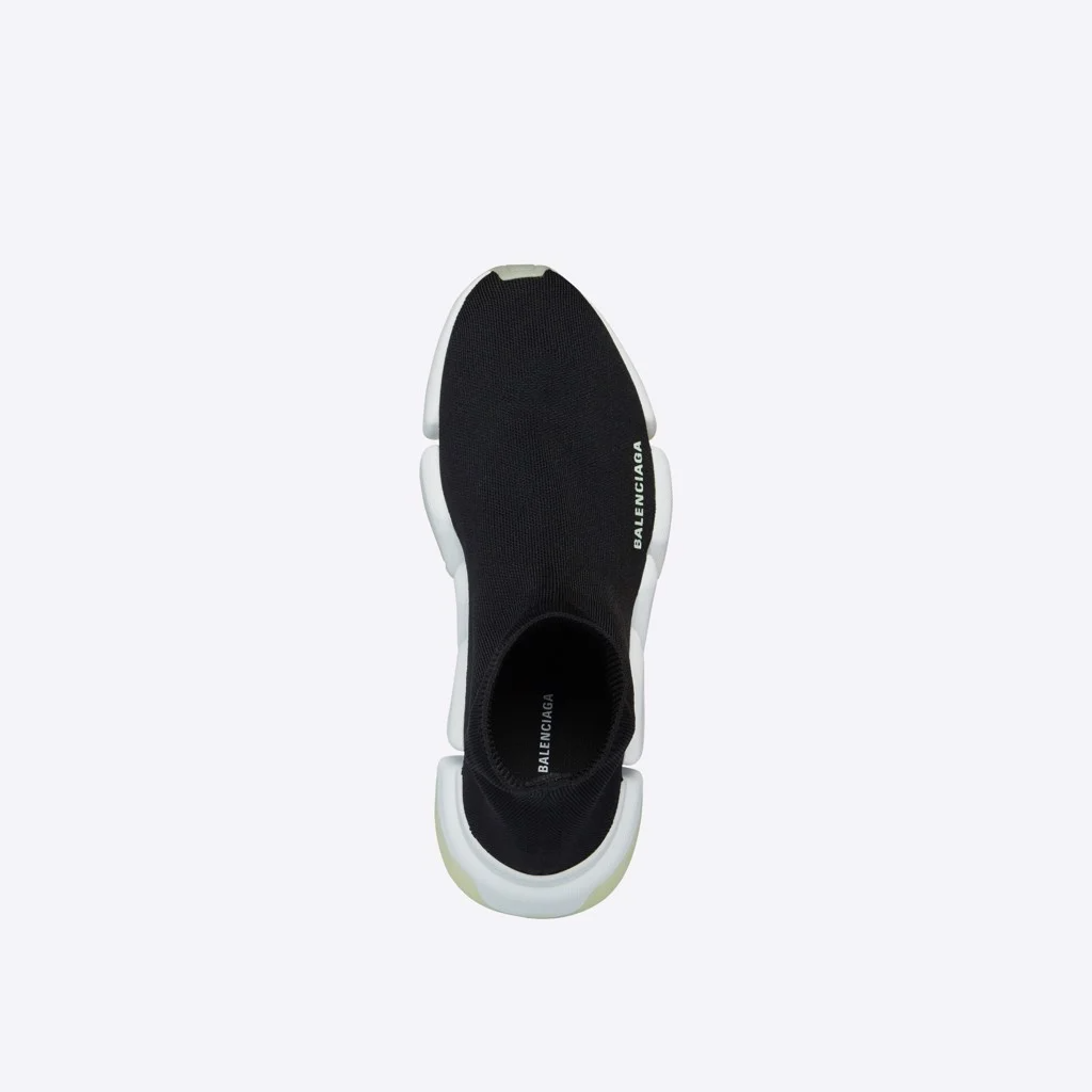 Giày Balenciaga Men's Speed 2.0 Recycled Trainers Glow In The Dark - Ảnh 4