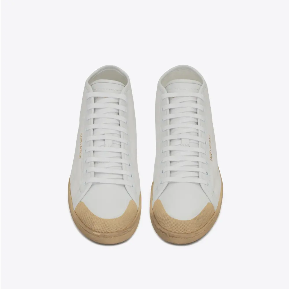 Alternative view of Giày Saint Laurent Court Classic SL39 Mid-Top Canvas and Leather 67152312NA09026