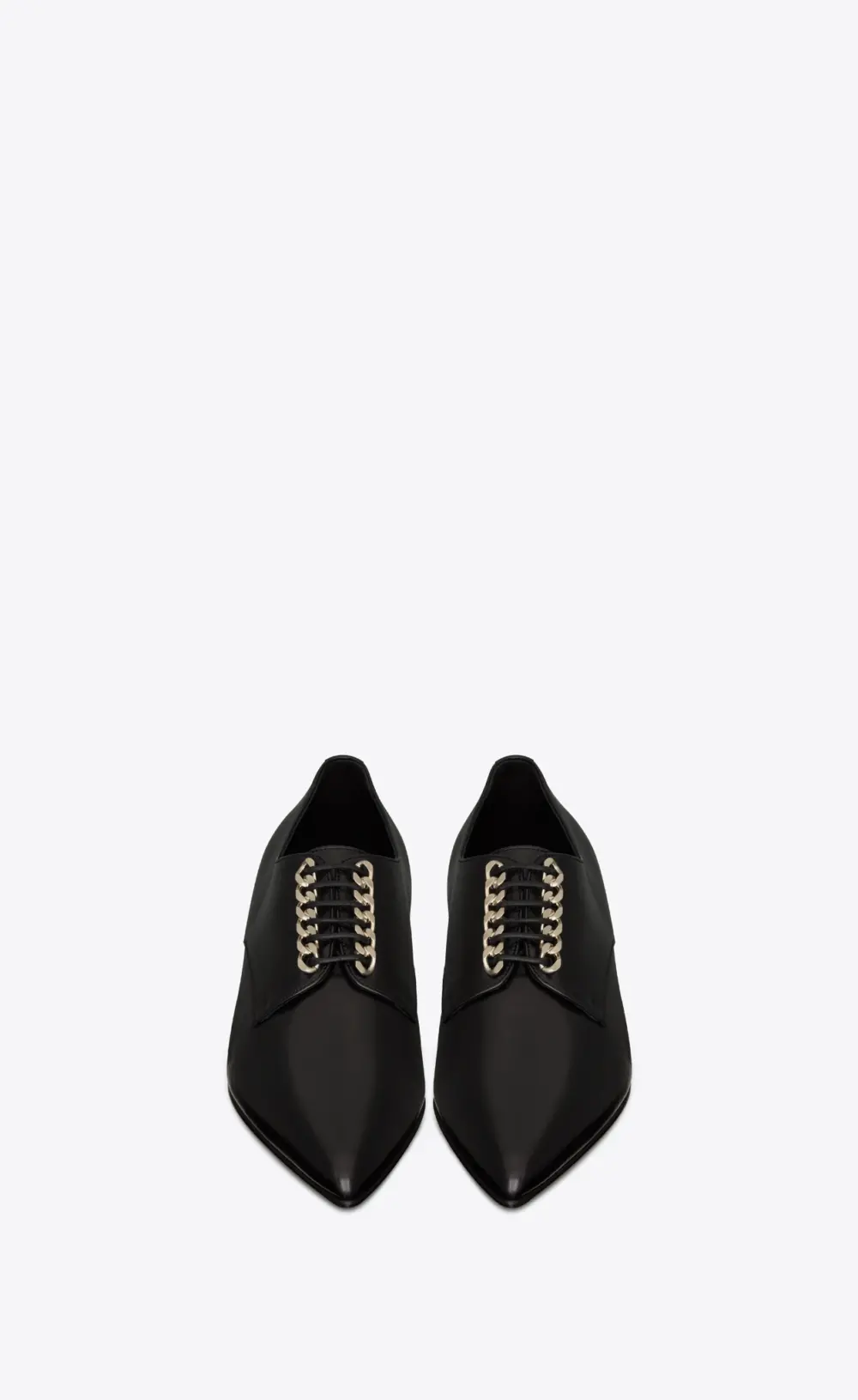 Giày Saint Laurent Carson Derbies 'Black' 686148AAAEP1000 - Ảnh 3