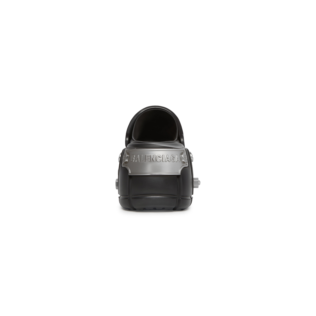 Dép Balenciaga Crocs Mule 'Black Rubber' 687398W1S8N1081 - Ảnh 5
