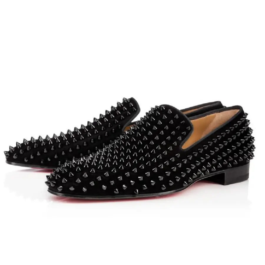 Giày Christian Louboutin Dandelion Spikes 'Black' 3150438CM53 - Ảnh 2