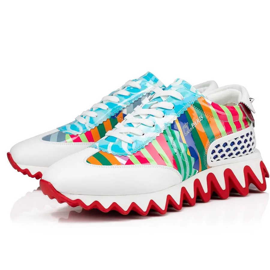 Giày Christian Louboutin Loubishark Patent Leather 'Multicolor' 3220038CMA3 - Ảnh 2