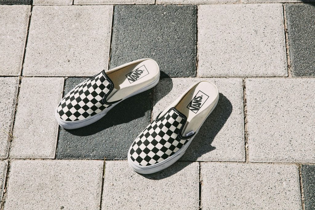 Giày Vans CheckerBoard Mule Slip-On VN004KTEO1 - Ảnh 5