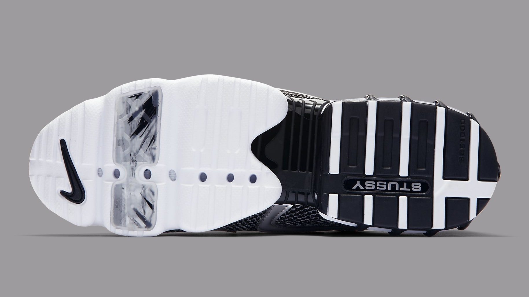 Giày Nike Air Zoom Spiridon Cage 2 Stussy Pure Platinum CU1854-001 - Ảnh 5