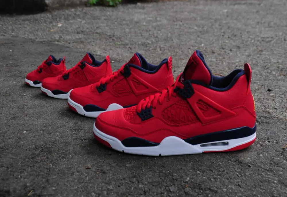 Giày Nike Air Jordan 4 Retro GS 'FIBA' 408452-617 - Ảnh 3