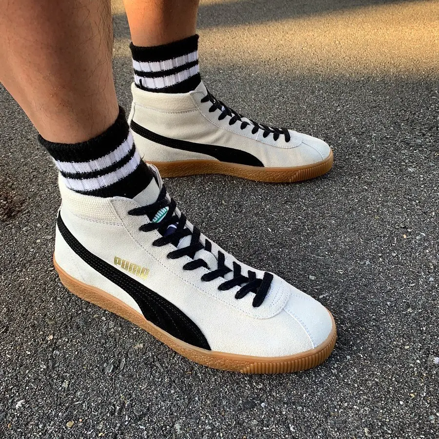 Giày Puma Suede '68 Mid 'White' 370076-01 - Ảnh 3