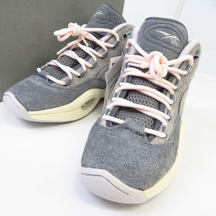 Giày Reebok Question Mid 'Grey Suede' FW0875 - Ảnh 6