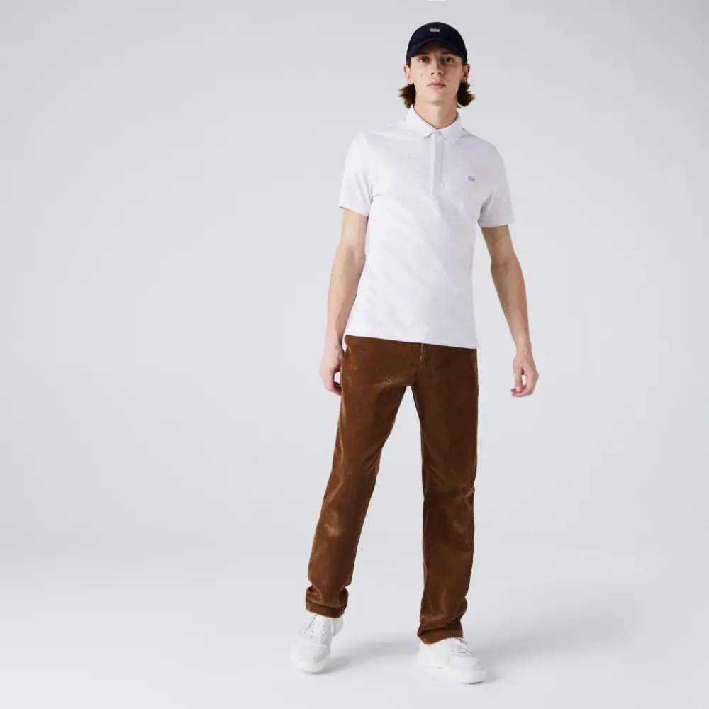 Alternative view of Áo Lacoste Paris Polo Shirt Regular Fit Stretch Cotton 'White' PH5522-HT1