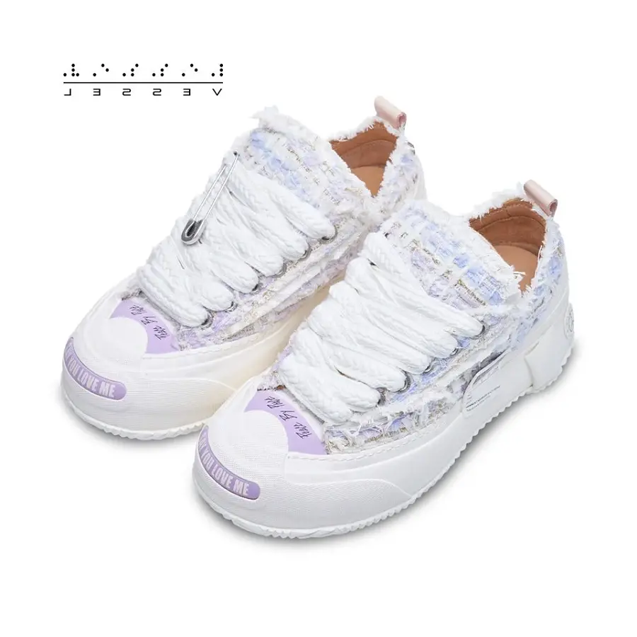 Giày xVESSEL G.O.P. 2.0 MARSHMALLOW Lows 'Lavender Tweed' - Ảnh 4