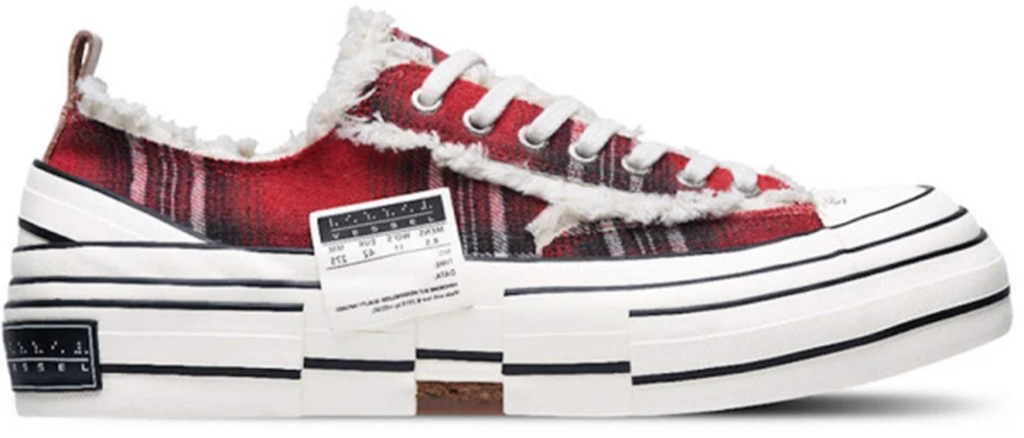Giày xVESSEL G.O.P Lows 'Forrest Red Plaid'
