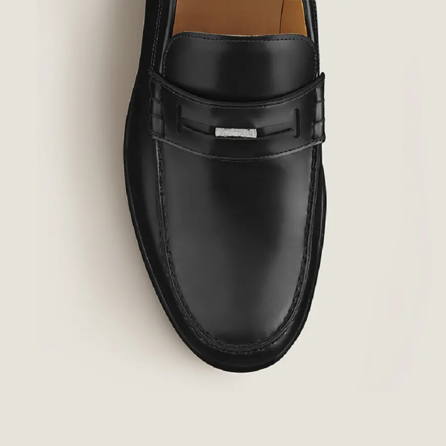 Giày Hermes Edgar Loafer ‘Black’ H221979ZA01415 - Ảnh 3