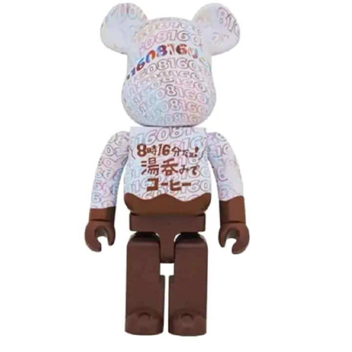 Mô Hình Bearbrick It's 8:16 Coffee in a Cup of tea 100% & 400% - Ảnh 3