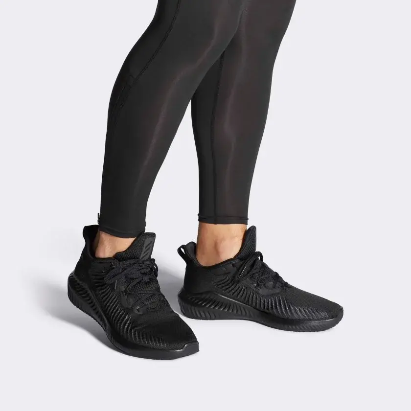 Giày Adidas Alphabounce+ 3 'Triple Black' EG1391 - Ảnh 3