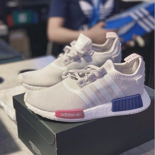 Giày Adidas NMD_R1 J 'Grey Pink Purple' EE6674 - Ảnh 3